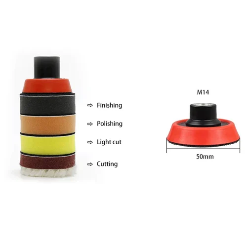 Northwolf 2 Inch Mini Polishing Pad Kit With Backing Plate