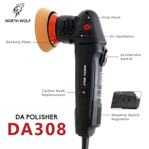 Northwolf 3 Inch Da Polisher DA308